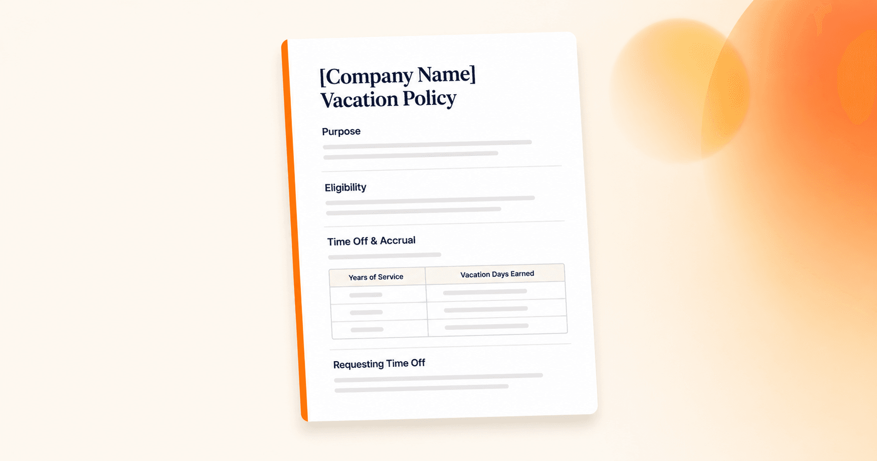 Free Vacation Policy Template for Small Businesses