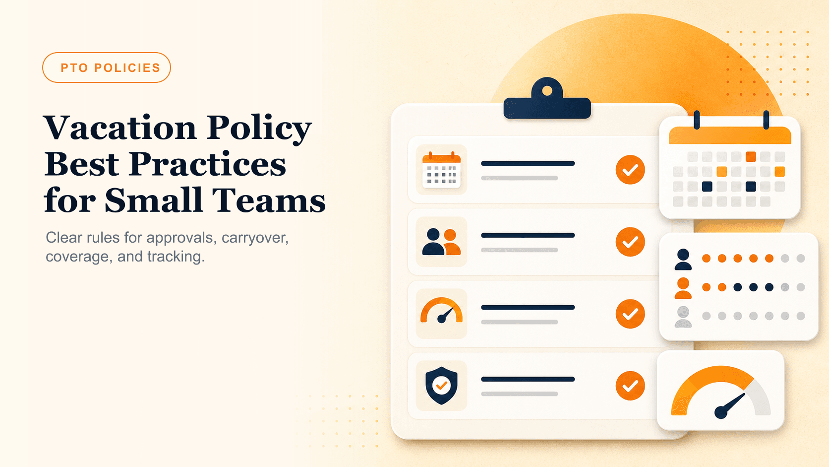 Vacation policy best practices checklist for small teams